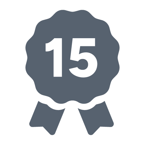 15 ans d'expérience